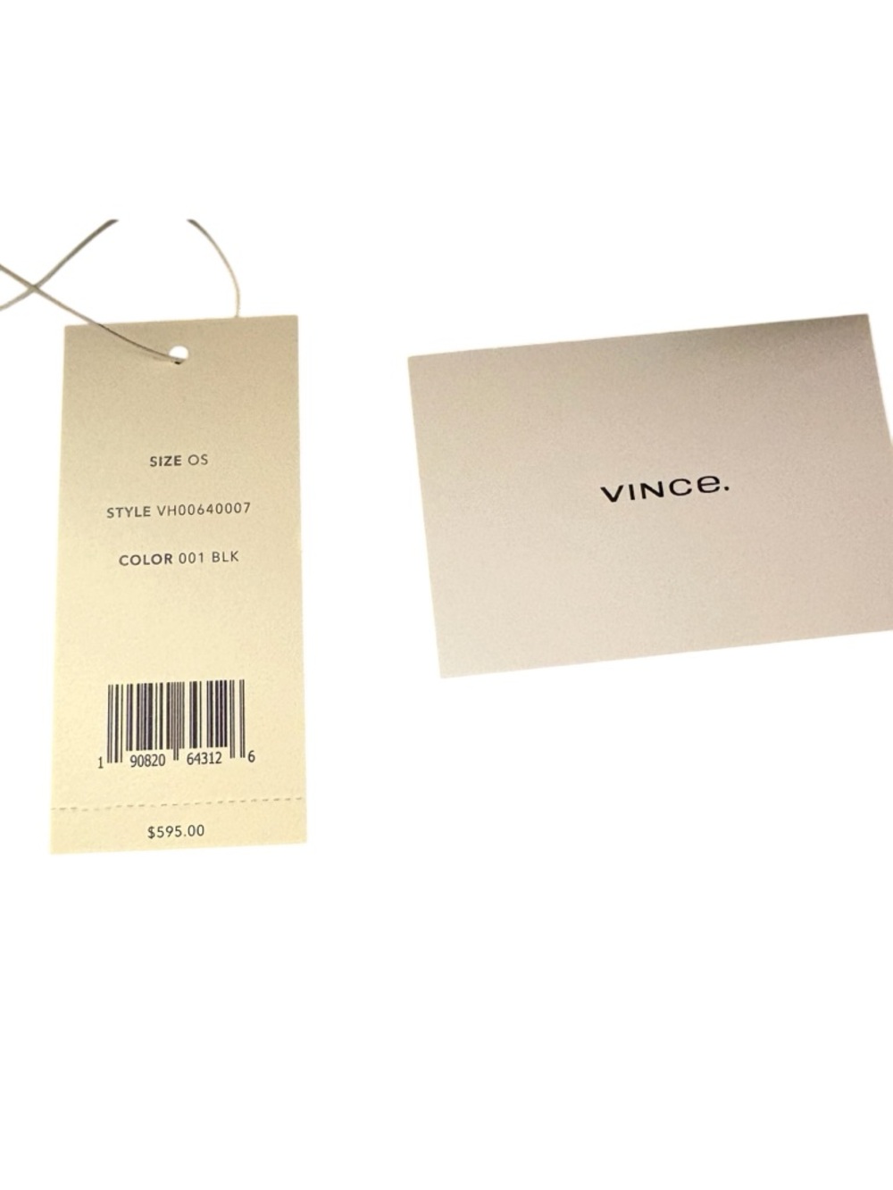 Vince Black Leather Tote with Bow-Tie Detail - Picture 12 of 13